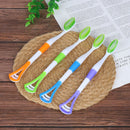 1Pcs Dental Care Brush Away Cleaner Toothbrush Tongue Cleaner Scraper Oral Cle,a