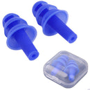 Anti Noise Snore Silicone Ear Plugs Comfortable Earplugs +Box For Sleep Study