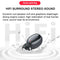 Waterproof Bluetooth 5.0 Headset TWS Wireless Earphones Stereo Earbuds White
