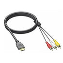 HDMI Male to 3 RCA Video Audio AV Cable Adapter For 1080P HDTV DVD cvb LGZ