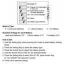 3X(Lcd Battery Capacity Monitor Gauge Meter,Waterproof 12V/24V/36V/48V Lead
