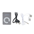 Mini Fashion Clip USB Hifi MP3 Player Support Micro SD Outdoor White
