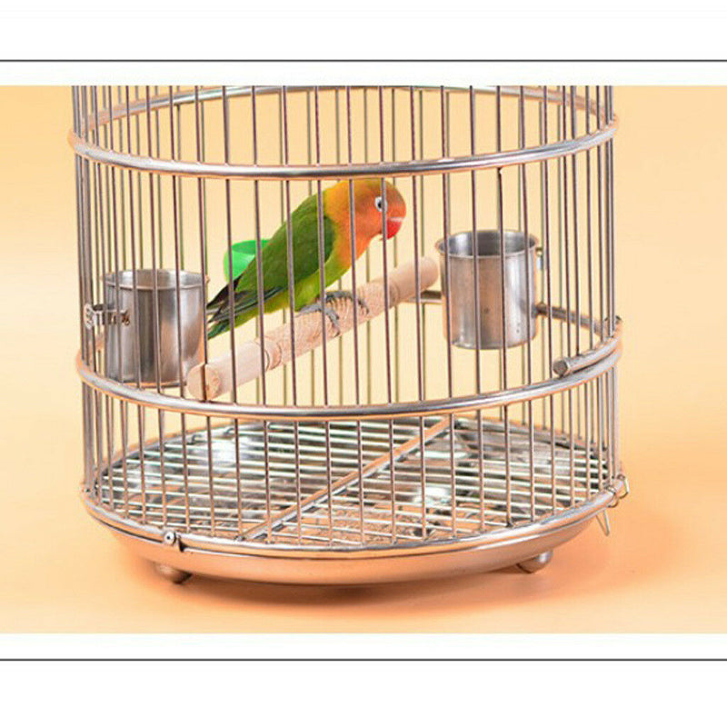 Parrot Cage Perch Stand Trays Budgie Hanging Cage Pendant Decor L