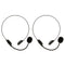 2 Piece Fancy Dress Holiday Party Microphone Headsets Mic Costume Adults Toys