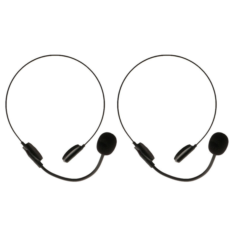 2 Piece Fancy Dress Holiday Party Microphone Headsets Mic Costume Adults Toys