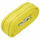 4M Heavy Duty 5 Ton Car Tow Cable Towing Pull Rope Strap Hooks Van Road Rec
