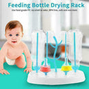 Baby Removable Bottle Drying Rack Feeding Holder Cups Shelf Countertop Drye D3C4