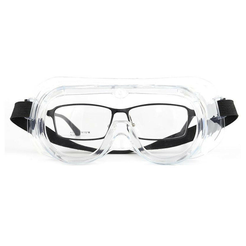 Protective Eyewear Safety Goggles Clear Anti-fog Anti-Scratch Over Glasses