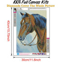 5D DIY Full Drill Diamond Painting Novelty Horse Cross Stitch Decor (B949)