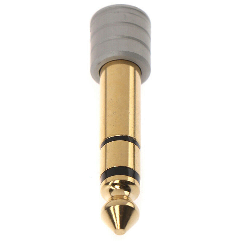 1PCS 6.35mm 1/4" Stereo Male to 3.5mm 1/8" Female Jack Plug Audio Adap- OZ