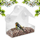 Glass Window Bird Feeder Clear Perspex Viewing Suction Cup Hanging Peanut Se Hn