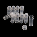 10pcs Plastic Sample Bottle 5ml Test Tube Small Bottle Vial Storage ContainerME