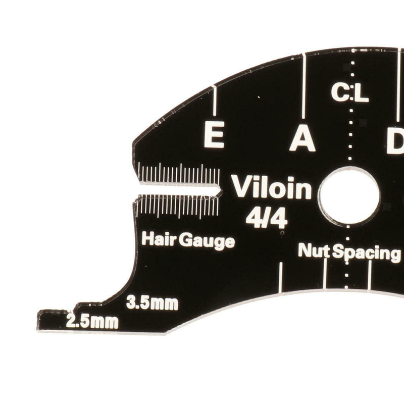 Violin Bridge Mold Template Reference Repair Tool for 4-4 Full Size Violins
