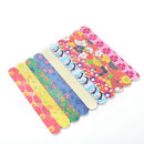 Top 10Pcs Nail Art Sanding File Buffer For Salon Manicure UV Gel Polisher Tool