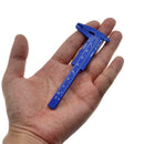 2pcs Plastic Precise Vernier Scale Caliper Metric/ Imperial, 0-3inch/0-80mm T5A4