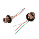 2pcs 7443 LED Light Bulb Wiring Harness Sockets for Brake Turn Signal Light