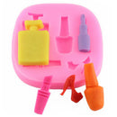 Newest Silicone DIY Lipstick Cake Decorating Perfume Bottle Mould Chocola