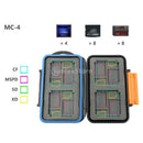 Waterproof Memory Card Case Holder Cover for 4x CF Or 8x MSPD 8x XD Cards