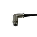 2Pcs Microphone Lead Mic Cable XLR Right Angle Male to Female Extension Cable