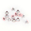 100pcs 3mm Scrapbook Eyelet Random Mixed Color Metal eyelets For DIY clothes lj