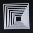 8 PCS Set Metal Square Paper Cutter Scrapbooking Embossing Cards Cutting Dies