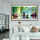 3pcs 5D DIY Full Drill Diamond Painting Stone Flowers Cross Stitch Crafts