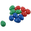 12x Plastic Percussion Maracas Shakers Musical Egg S5A3