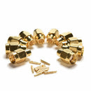 10pcs SMA Male Plug Solder For Semi-Rigid RG402 0.141" Cable RF Connector S6 ï¼D