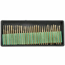 30pcs Titanium Diamond Rotary File Burrs Bits for Engraving Carving Tool