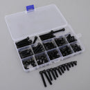 Alloy Steel Socket Cap Screws M5 Hex Head Bolt Nuts Assortment Kit with Box