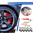 For Car Bike Motorcycle Valve Core TR412 Valve Stem Set with Valve Repair Tools