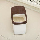 10Kg Plastic Kitchen Rice Storage Food Grain Storage Box Box Sealed Moistur