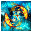 5D DIY Full Drill Diamond Painting Pisces Cross Stitch Embroidery Mosaic
