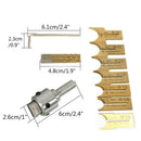 16Pcs Carbide Ball Blade Woodworking Milling Cutter Molding Tool Beads Rout