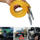 3T Withstand Tension Heavy Duty Recovery Tow Strap with Hooks Car Emergency Y6Y7