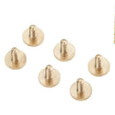 6pcs 4 Layers Cone Screw Metal Studs Rivets Nailhead Clothes Spikes 13x11mm