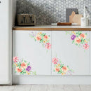 Peony Flowers Luxury Wall Stickers Art Home Decor PVC Removable Vinyl Deca3Cc