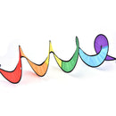 Foldable Rainbow Spiral Windmill Wind Spinner Camping Tent Home Garden Decor FT