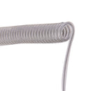 Coiled Carabiner Fishing Lanyard Made of Steel Wire