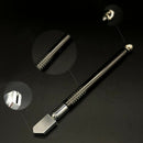 Diamond Antislip Metal Handle Steel Blade Oil Feed Glass Cutter Cutting Tools Gw
