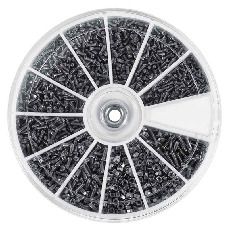 600Pcs Stainless Steel Bolts With Electronics Hex Nuts Screw Assortment_K