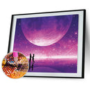 Moon Lovers 5D DIY Diamond Painting Full Round Drill Embroidery Art Picture