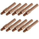 20pcs 45mm Contact Nozzle Tip for MAG/MIG Shielded Welder Fit 1.2mm+1.4mm