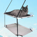 20Kg Two Layers Pet Hammock Cat Basking Window Mounted Seat Home Suction Cu