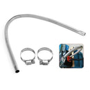 120Cm Stainless Steel Exhaust Clamps Bracket Gas Vent Hose Portable Pipe Si Y1Z7