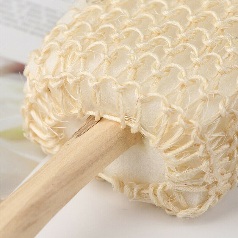 Massage Sponge Scrubber Natural Sisal Bath Shower Brush Portable Backs Brush Hn