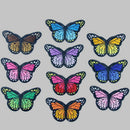 10PCS Embroidery Butterfly Sew Iron On Patch Badge Embroidered Dress Set Crafts