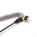 Cat Teasing Stick Colorful Pompom Feather Wand Fun Pet Teaser Rod Toys (03) A