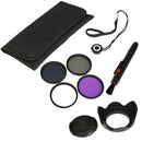 Camera Set UV FLD CPL ND4 58Mm Circular Polarizer Protector Polarizing Filt S3X8