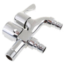 Multifunctional Washing Machine Faucet Double Outlet Dual Connector Water Tap